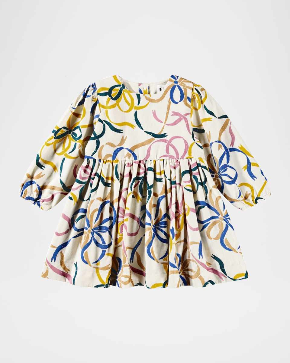 Girl's Chantelle Printed Organic Cotton Dress, Size 6M-18M